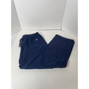 Champion Sweatpants, Men’s XL, Dark Blue, Drawstring, Style 526-R20, Logo